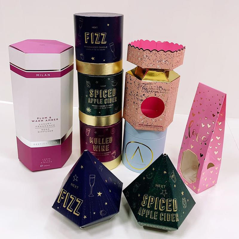 龙湖化妆品包装盒、异形包装盒、异形礼盒、异形纸盒定制印刷